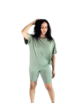 RELAX ME BIKER SHORT SET